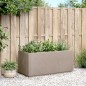 vidaXL Pflanzkübel Hellbraun 80x36x35 cm PP vidaXL Pflanzkübel Hellbraun 80x36x35 cm PP