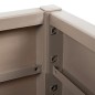 vidaXL Pflanzkübel Hellbraun 80x36x35 cm PP vidaXL Pflanzkübel Hellbraun 80x36x35 cm PP