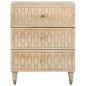 vidaXL Nachttisch 50x33x60 cm Massivholz Mango vidaXL Nachttisch 50x33x60 cm Massivholz Mango