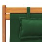 vidaXL Klappbare Strandstühle 2 Stk. Grün Stoff vidaXL Klappbare Strandstühle 2 Stk. Grün Stoff