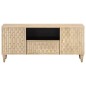 vidaXL TV-Schrank 105x33x46 cm Massivholz Mango vidaXL TV-Schrank 105x33x46 cm Massivholz Mango
