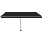 Automatische Markise mit LED & Windsensor 450x300 cm Anthrazit Automatische Markise mit LED & Windsensor 450x300 cm Anthrazit