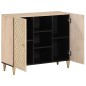 vidaXL Beistellschrank 90x33x75 cm Massivholz Mango vidaXL Beistellschrank 90x33x75 cm Massivholz Mango