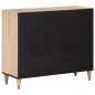 vidaXL Beistellschrank 90x33x75 cm Massivholz Mango vidaXL Beistellschrank 90x33x75 cm Massivholz Mango