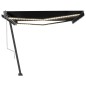 Automatische Markise mit LED & Windsensor 450x300 cm Anthrazit Automatische Markise mit LED & Windsensor 450x300 cm Anthrazit