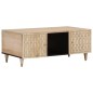 vidaXL Couchtisch 100x54x40 cm Massivholz Mango vidaXL Couchtisch 100x54x40 cm Massivholz Mango