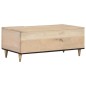 vidaXL Couchtisch 100x54x40 cm Massivholz Mango vidaXL Couchtisch 100x54x40 cm Massivholz Mango