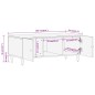 vidaXL Couchtisch 100x54x40 cm Massivholz Mango vidaXL Couchtisch 100x54x40 cm Massivholz Mango