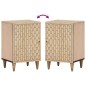 vidaXL Badschrank 38x33x58 cm Massivholz Mango vidaXL Badschrank 38x33x58 cm Massivholz Mango