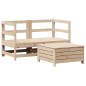 vidaXL 3-tlg. Garten-Sofagarnitur Massivholz Kiefer vidaXL 3-tlg. Garten-Sofagarnitur Massivholz Kiefer