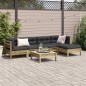 vidaXL 6-tlg. Garten-Sofagarnitur mit Kissen Kiefernholz Imprägniert vidaXL 6-tlg. Garten-Sofagarnitur mit Kissen Kiefernholz Imprägniert
