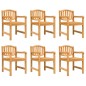 vidaXL 7-tlg. Garten-Essgruppe Massivholz Teak vidaXL 7-tlg. Garten-Essgruppe Massivholz Teak