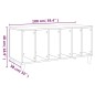vidaXL Plattenschrank Räuchereiche 100x38x48 cm Holzwerkstoff vidaXL Plattenschrank Räuchereiche 100x38x48 cm Holzwerkstoff