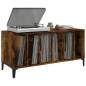 vidaXL Plattenschrank Räuchereiche 100x38x48 cm Holzwerkstoff