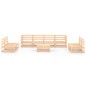 vidaXL 9-tlg. Garten-Lounge-Set Massivholz Kiefer vidaXL 9-tlg. Garten-Lounge-Set Massivholz Kiefer