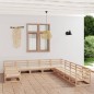 vidaXL 11-tlg. Garten-Lounge-Set Massivholz Kiefer vidaXL 11-tlg. Garten-Lounge-Set Massivholz Kiefer