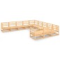 vidaXL 11-tlg. Garten-Lounge-Set Massivholz Kiefer vidaXL 11-tlg. Garten-Lounge-Set Massivholz Kiefer