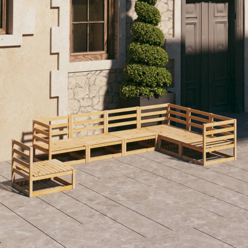 vidaXL 7-tlg. Garten-Lounge-Set Massivholz Kiefer vidaXL 7-tlg. Garten-Lounge-Set Massivholz Kiefer