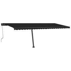 Automatische Markise mit LED & Windsensor 600x350 cm Anthrazit