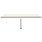 Automatische Markise mit LED & Windsensor 500x300 Creme Automatische Markise mit LED & Windsensor 500x300 Creme