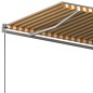 Standmarkise Automatisch 450x350 cm Gelb/Weiß Standmarkise Automatisch 450x350 cm Gelb/Weiß