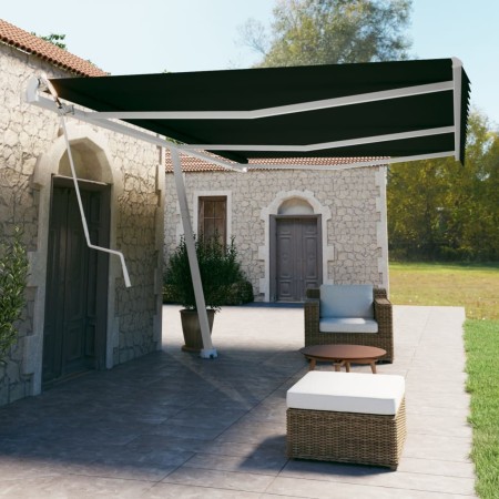 vidaXL Standmarkise Automatisch 600x350 cm Anthrazit