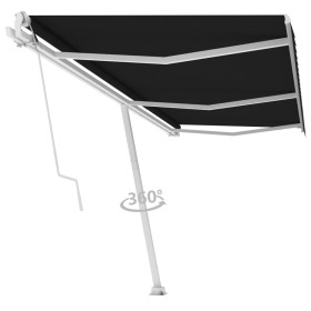 vidaXL Standmarkise Automatisch 600x350 cm Anthrazit