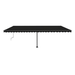 Automatische Markise mit LED & Windsensor 600x300 cm Anthrazit