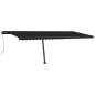 Automatische Markise mit LED & Windsensor 600x300 cm Anthrazit Automatische Markise mit LED & Windsensor 600x300 cm Anthrazit