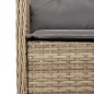 vidaXL 5-tlg. Garten-Essgruppe mit Kissen Beige Poly Rattan vidaXL 5-tlg. Garten-Essgruppe mit Kissen Beige Poly Rattan