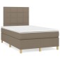 vidaXL Boxspringbett mit Matratze Taupe 120x190 cm Stoff vidaXL Boxspringbett mit Matratze Taupe 120x190 cm Stoff