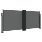 vidaXL Seitenmarkise Ausziehbar Anthrazit 100x600 cm vidaXL Seitenmarkise Ausziehbar Anthrazit 100x600 cm