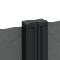 vidaXL Seitenmarkise Ausziehbar Anthrazit 100x600 cm vidaXL Seitenmarkise Ausziehbar Anthrazit 100x600 cm