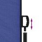 vidaXL Seitenmarkise Ausziehbar Blau 100x600 cm vidaXL Seitenmarkise Ausziehbar Blau 100x600 cm