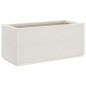 vidaXL Pflanzkübel Weiß 80x36x35 cm PP vidaXL Pflanzkübel Weiß 80x36x35 cm PP
