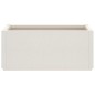 vidaXL Pflanzkübel Weiß 80x36x35 cm PP vidaXL Pflanzkübel Weiß 80x36x35 cm PP