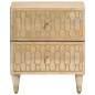 vidaXL Nachttisch 40x33x46 cm Massivholz Mango vidaXL Nachttisch 40x33x46 cm Massivholz Mango