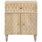 vidaXL Nachttisch 50x33x60 cm Massivholz Mango vidaXL Nachttisch 50x33x60 cm Massivholz Mango