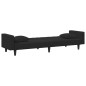 vidaXL 2-tlg. Sofagarnitur mit Kissen Schwarz Samt vidaXL 2-tlg. Sofagarnitur mit Kissen Schwarz Samt