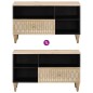 vidaXL TV-Schrank 80x33x46 cm Massivholz Mango vidaXL TV-Schrank 80x33x46 cm Massivholz Mango