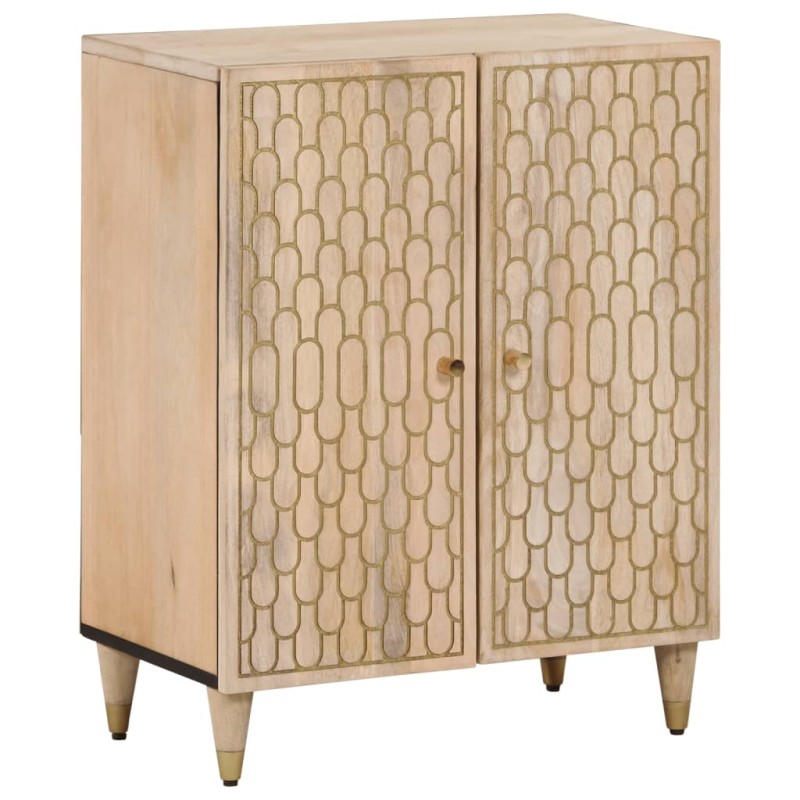 vidaXL Beistellschrank 60x33x75 cm Massivholz Mango vidaXL Beistellschrank 60x33x75 cm Massivholz Mango