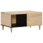 vidaXL Couchtisch 80x50x40 cm Massivholz Mango vidaXL Couchtisch 80x50x40 cm Massivholz Mango