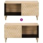 vidaXL Couchtisch 80x50x40 cm Massivholz Mango vidaXL Couchtisch 80x50x40 cm Massivholz Mango