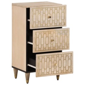 vidaXL Beistellschrank 40x33x75 cm Massivholz Mango
