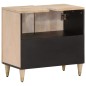 vidaXL Waschbeckenunterschrank 62x33x58 cm Massivholz Mango vidaXL Waschbeckenunterschrank 62x33x58 cm Massivholz Mango