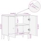 vidaXL Waschbeckenunterschrank 62x33x58 cm Massivholz Mango vidaXL Waschbeckenunterschrank 62x33x58 cm Massivholz Mango