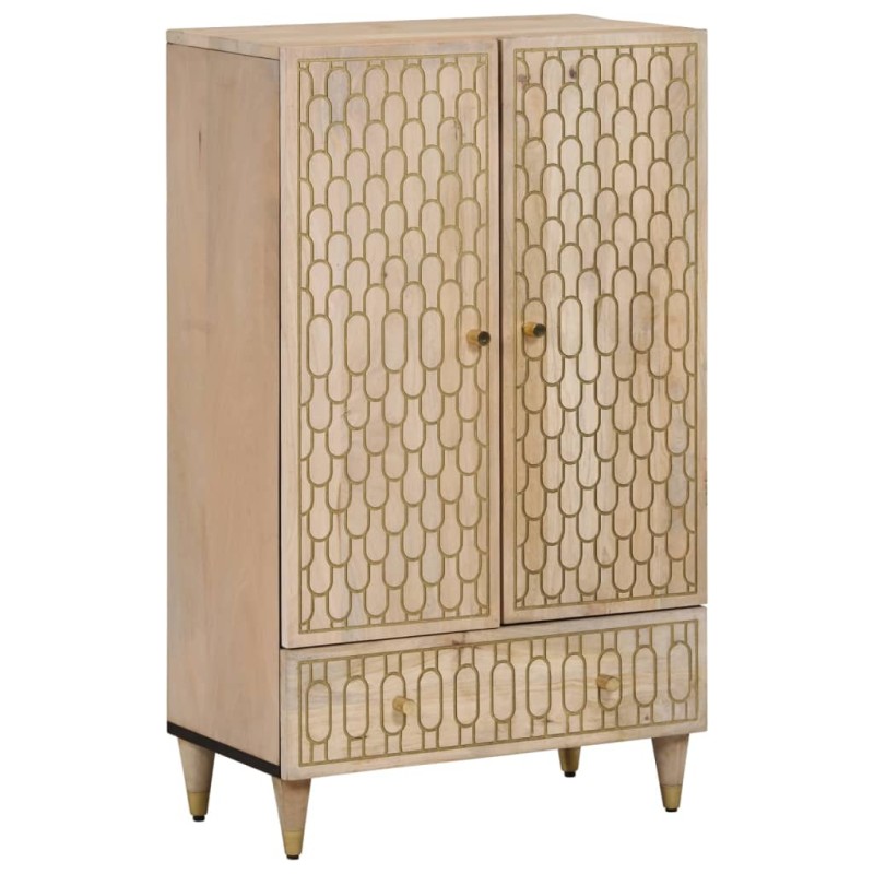vidaXL Highboard 60x33x100 cm Massivholz Mango vidaXL Highboard 60x33x100 cm Massivholz Mango
