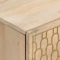 vidaXL Nachttisch 40x33x46 cm Massivholz Mango vidaXL Nachttisch 40x33x46 cm Massivholz Mango