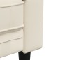 vidaXL 2-tlg. Sofagarnitur Creme Stoff vidaXL 2-tlg. Sofagarnitur Creme Stoff