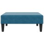vidaXL 2-tlg. Sofagarnitur mit Kissen Blau Samt vidaXL 2-tlg. Sofagarnitur mit Kissen Blau Samt